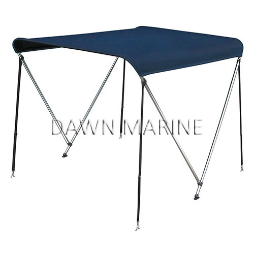 600D Aluminum Round Tube 2Bow Bimini Top Dawn Marine
