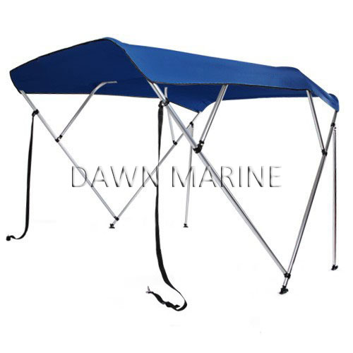 600D Aluminum Round Tube 4Bow Bimini Top Dawn Marine
