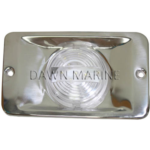 Stern Boat Light 10x Marine Boat LED Deck Lights - 12V White &amp; Blue Courtesy/Stern Lights - IP68 Waterproof Transom Boat Lights