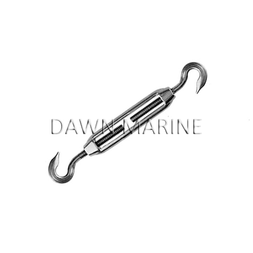 M6 European Style 316 Stainless Steel Open Garland Rigging Hook Rope Connector Prevents Corrosion 