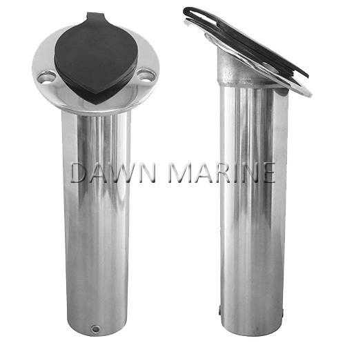 Flush Mount Rod Holder w/Cap Stainless Steel Dawn Marine